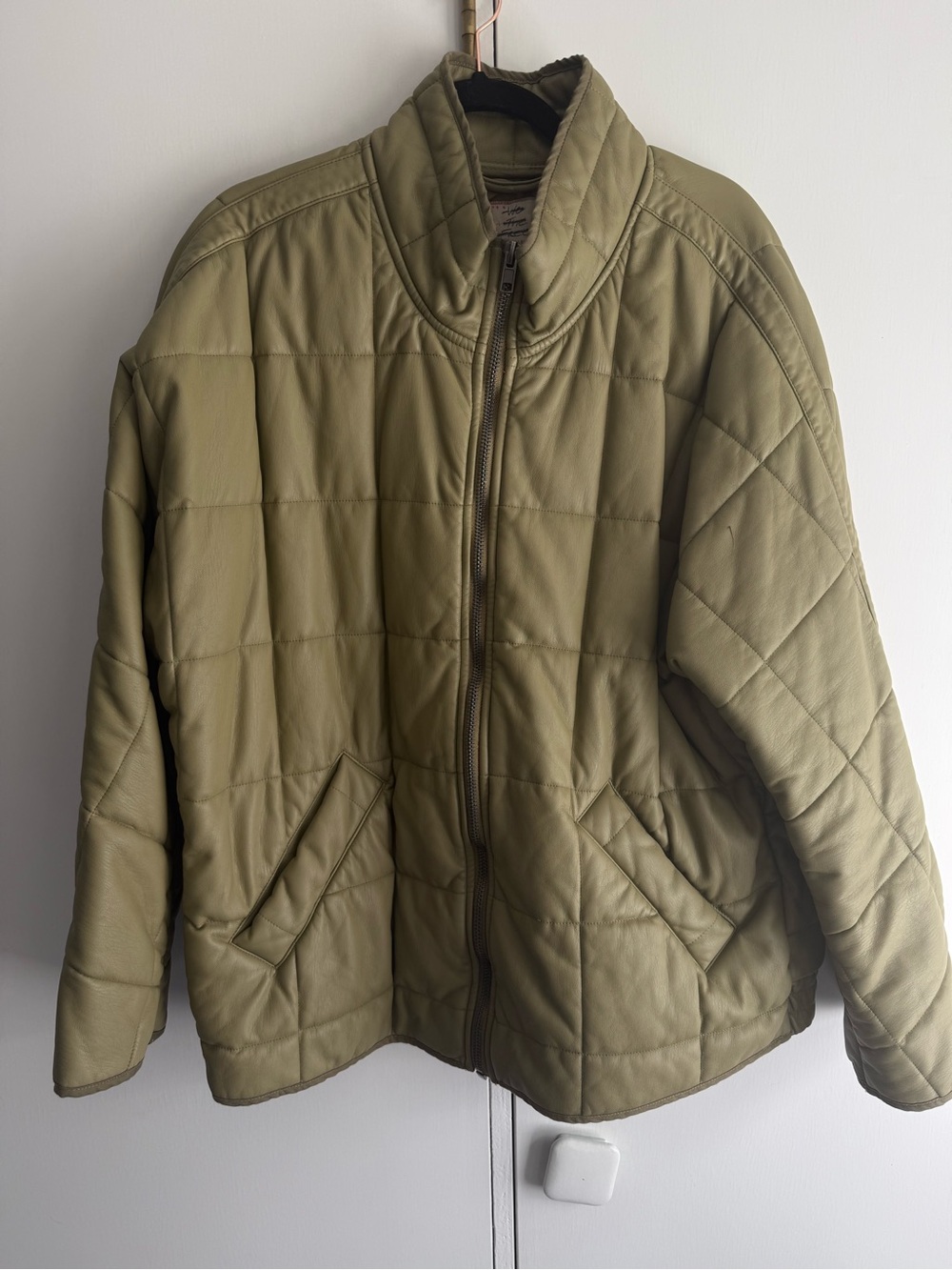 We The Free Dolman Quilted Vegan Leather Jacket